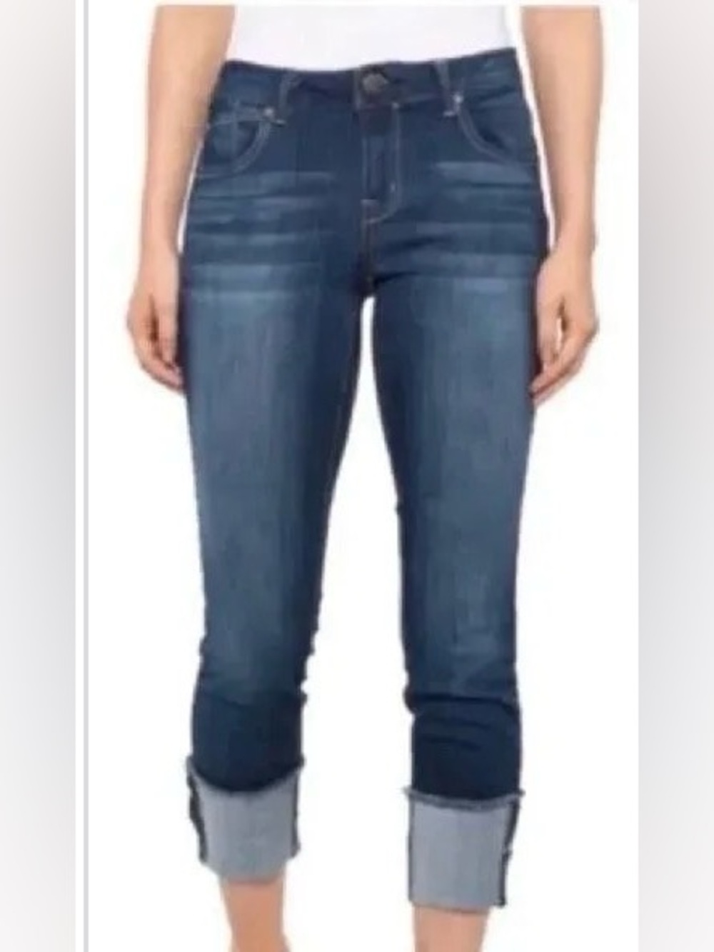 1822 DENIM Taylor Cuffed Cropped jeans size women’s 4